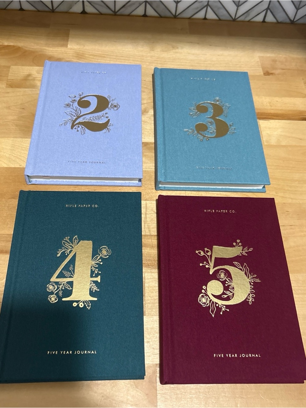 Rifle Paper Company Five Year Journal Set Missing Book 1